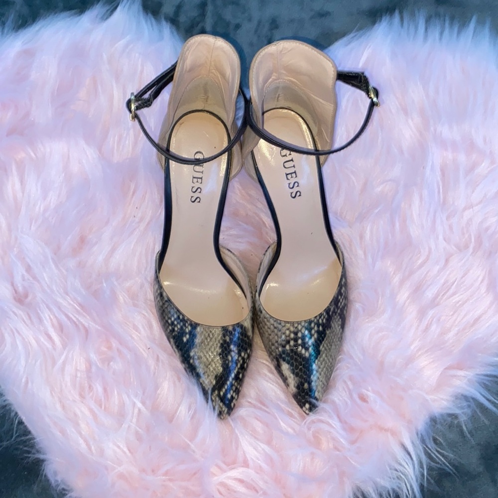 Guess Snake skin heels